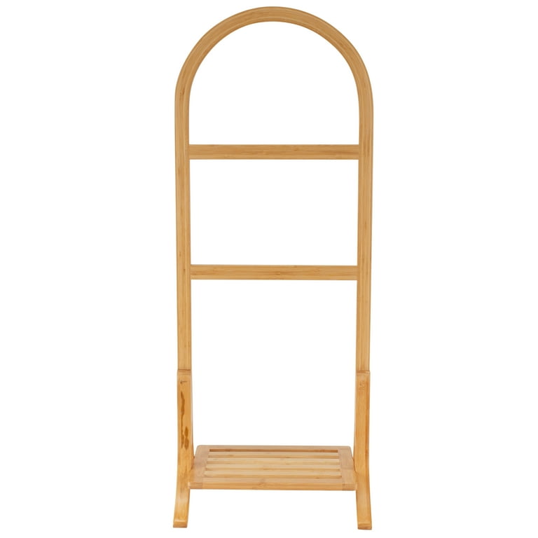 Organize It All Bamboo Standing Towel Rack