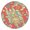 Boho, variant on Tablecloth Geometric Mandala Ornament Waterproof Round Cover with Elastic Fit and Back for Meditation and Energy Healing