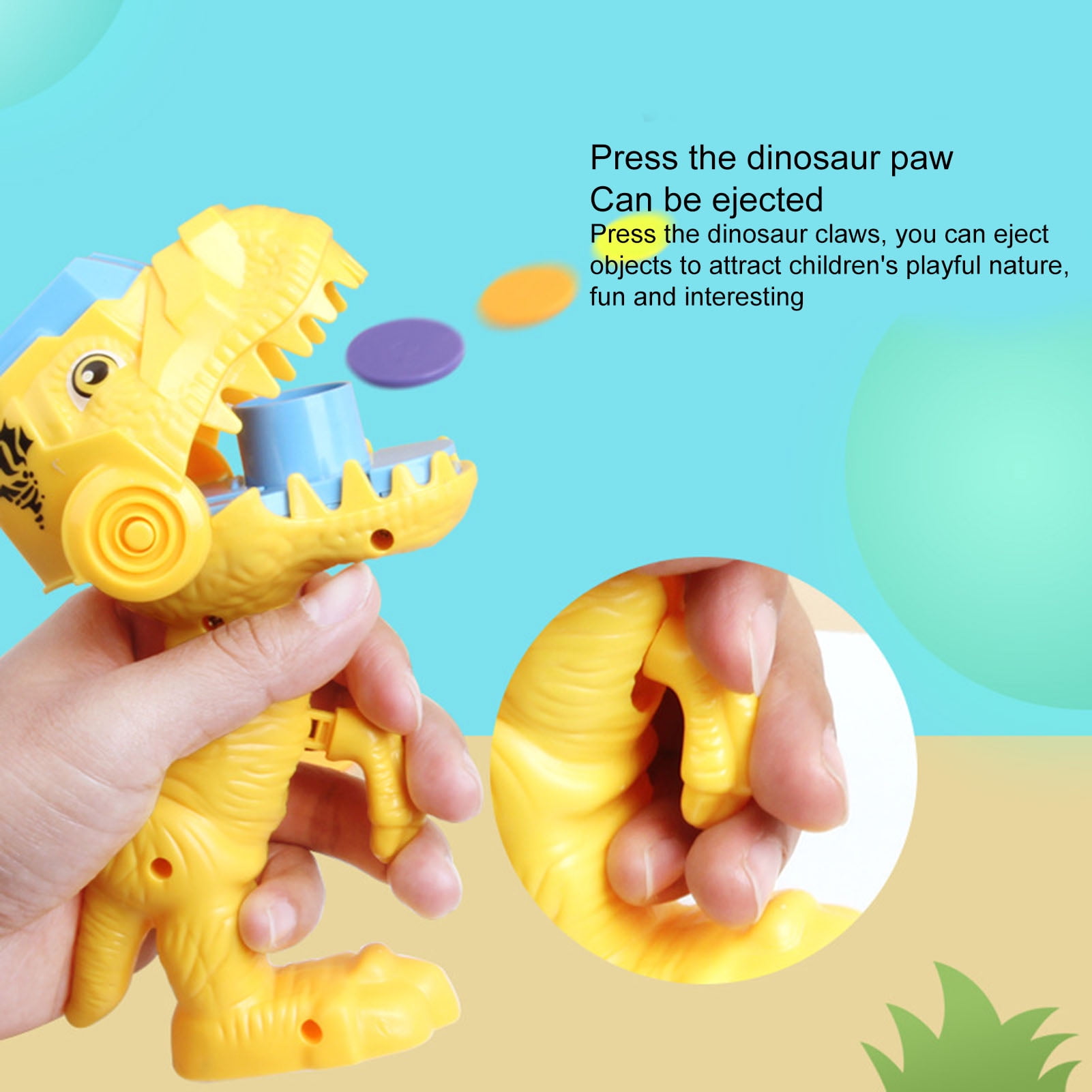 Pisexur Dinosaur Toys for Kids 3-5,Catapult Flipper Jouets de