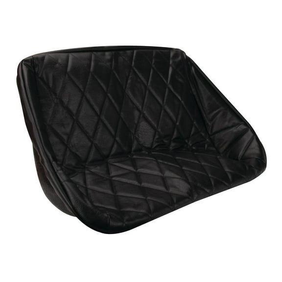 EMPI 3061 Buggy Rear Bench Seat Cover, Black Diamond Pattern, 38 Inch