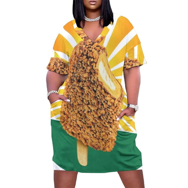 Gaytime-vestido dorado holgado con bolsillos para mujer Vestidos Elegantes y bonitos para baile de graduación
