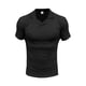 thumbnail image 4 of pstuiky camisetas para hombre, Blusa informal de manga corta con cuello en V y tirantes sueltos para hombre camisetas de hombre s, 4 of 6