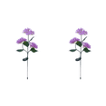 thumbnail image 1 of Ground Light 3 Heads Hydrangea LED Solar Path Patio Luces para patio (D), 1 of 4