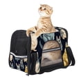 thumbnail image 6 of Animal Fabric Dog Carrier Bag with 900D Oxford Cloth Base and Nylon Webbing - 17x10x11.8 in - Pet Travel Tote for Small Pets - Durable, 6 of 7