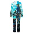 thumbnail image 5 of The Legend of Zelda Hooded Union Suit Pajama Onesie Blanket Sleeper, 5 of 7