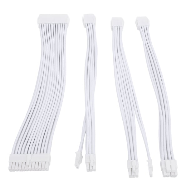 Extensión De Cable De Computadora, Cable De Extensión De Fuente De Alimentación 16AWG De 30 Cm De Largo Con Peines Para Cables, Cable De Extensión De Fuente De Alimentación
