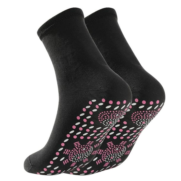 1 par de calcetines moldeadores autocalentables calcetines de circulación térmica para hombres y mujeres al aire libre