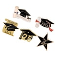 thumbnail image 3 of GOOHOCHY 5 uds sombrero de mujer Pin de solapa de graduación para la temporada de graduación broches y pines de gorro de graduación negro para mujer, 3 of 8