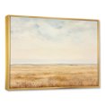 thumbnail image 2 of Designart "Minimalistic Scenic Meadows In Endless Prairies I" Prairies Floater Framed Wall Decor, 2 of 5