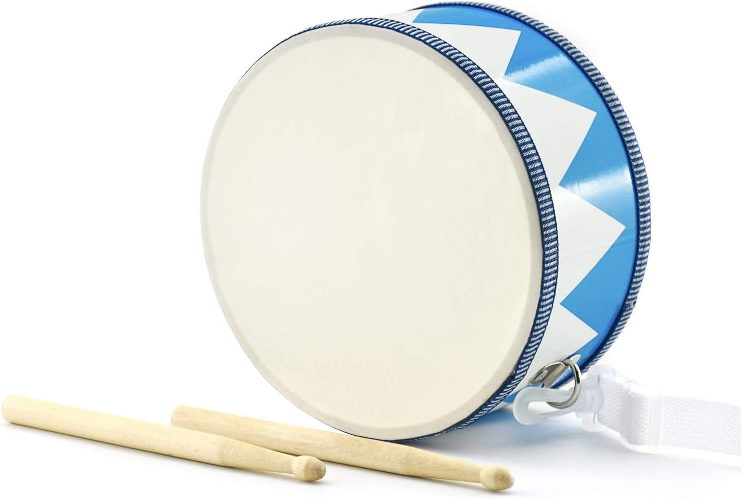 Buy 14" Snare Drum Kit Stainless Steel Drum Body PVC Drum Head With Drum Bag Strap Drumsticks