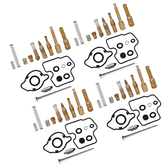 4-Pack Carburetor Carb Repair Rebuild Kits Fit for Honda CBR600F2 1991-1994