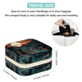 thumbnail image 5 of Halloween Cemetery Travel Portable Square Jewelry Organizer with Storage Box | Jewelry Display and Box for Rings, Earrings, Necklaces, Bracelets - Suitable for Girls and Women, 5 of 6