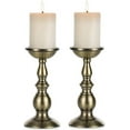 thumbnail image 1 of Farmhouse Candle Holders for Fireplace, Candle Holders for Pillar Candles for Mantle, Wooden Candle Holders Pillar for Table, Rustic Candle Holders Pillar Set, 1 of 7