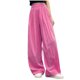thumbnail image 1 of Odeerbi 5-16 Años Niñas Verano Hielo Seda Pantalones de Pierna Ancha Casual Color Sólido Pantalones de Cintura Alta Suelta, 1 of 5