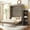 Gray, variant on Queen Murphy Bed with Storage Bookcase, Dual 3-Tier Side Shelves, Convertible Desk, Extra Storage Racks, Foldable Space Saving Furniture Beds, Wood Wall Bed for Guest Room, Bedroom, White