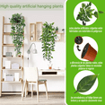 thumbnail image 4 of Plantas Artificiales Colgantes Decorativa Con Macetas Lab.G, Verde, 4 of 5