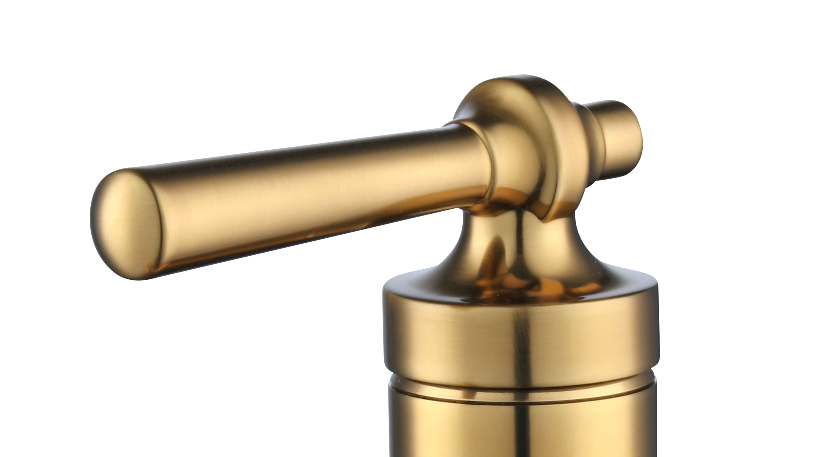 Better Homes & Gardens Modern Heirloom Single Handle Bathroom Faucet in Heritage Gold