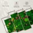 thumbnail image 6 of Elephant Stock Healthy Green Succulents Wall Art - Horizontal Multi Panel Canvas - Living Room Wall Decor - Floral And Botanical Multi Panel - Green And Red Decor - 68" x 42", 6 of 8