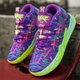 thumbnail image 5 of Bolognifi Men's Lightweight Lace Up High Top Fashion Basketball Shoes Soft Non-Slip Running Shoes, 5 of 7