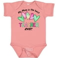 thumbnail image 3 of Inktastic My Mom is the Best Teacher Ever Boys or Girls Baby Bodysuit, 3 of 5