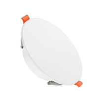 134mm / 5.3" Diameter Spring Ceiling Hole Cover Plate, 1 Pack Downlight Hole Trim Wall Mount Decorative Cap Access Panel for 2-3.3" Round Ceiling and Wall Openings, White