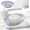 Blue, variant on Drainable Soap Box With Double-Layer Design, Skidproof Plastic Soap Dish, 5 x 3.66 x 1.18 Inch