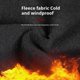 thumbnail image 3 of Fleece Lined Outdoor Cycling Face Protection Ski Mask Winter Balaclava Helmet Liner Cap - Black, 3 of 5