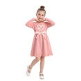 thumbnail image 5 of Actgleam Toddler Girls Long Sleeve Dress A-Line Formal Dresses for Girl,Pink,5Year, 5 of 9