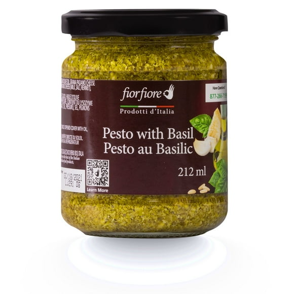 Fiorfiore Pesto with PDO Basil, 185ml