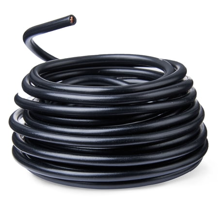 EVERSTART UNIVERSAL 12-GAUGE AUTO WIRE, BLACK WIRE, 12 FEET, LIGHT SWITH TO FUSE BLOCK OR RELAY FOR CAR, ES17B1212