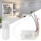 thumbnail image 2 of Interruptor remoto de pared - Interruptor de control remoto del transmisor del receptor de luz de pared inalámbrico digital de 3 vías ON/OFF 220V, 2 of 8