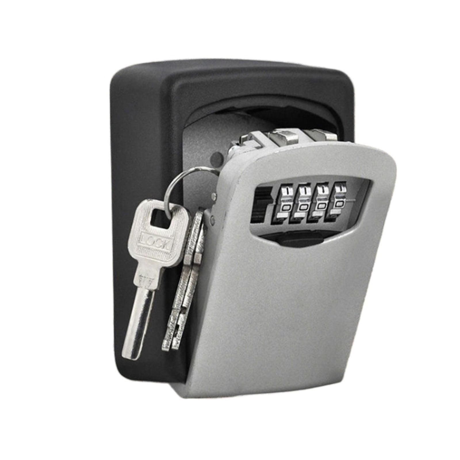 Mini Solid Color Key Box , Password Lock Door Cat Eye Metal Outdoor Wall-mounted Anti-theft Lock Box for Home Indoor Security ,Security and Anti-Theft