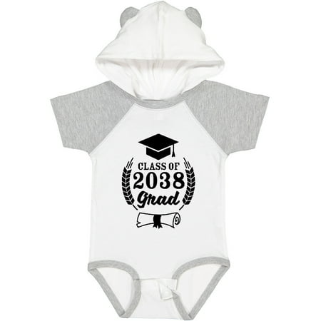 

Inktastic Class of 2038 Grad with Diploma and Graduation Cap Gift Baby Boy or Baby Girl Bodysuit