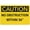 Warning Sign 1, variant on Caution Overhead Work Alert Sign - 8"x12" Tin Metal Warning Vintage Wall Decor for Home Farm Bar Coffee Shop Club