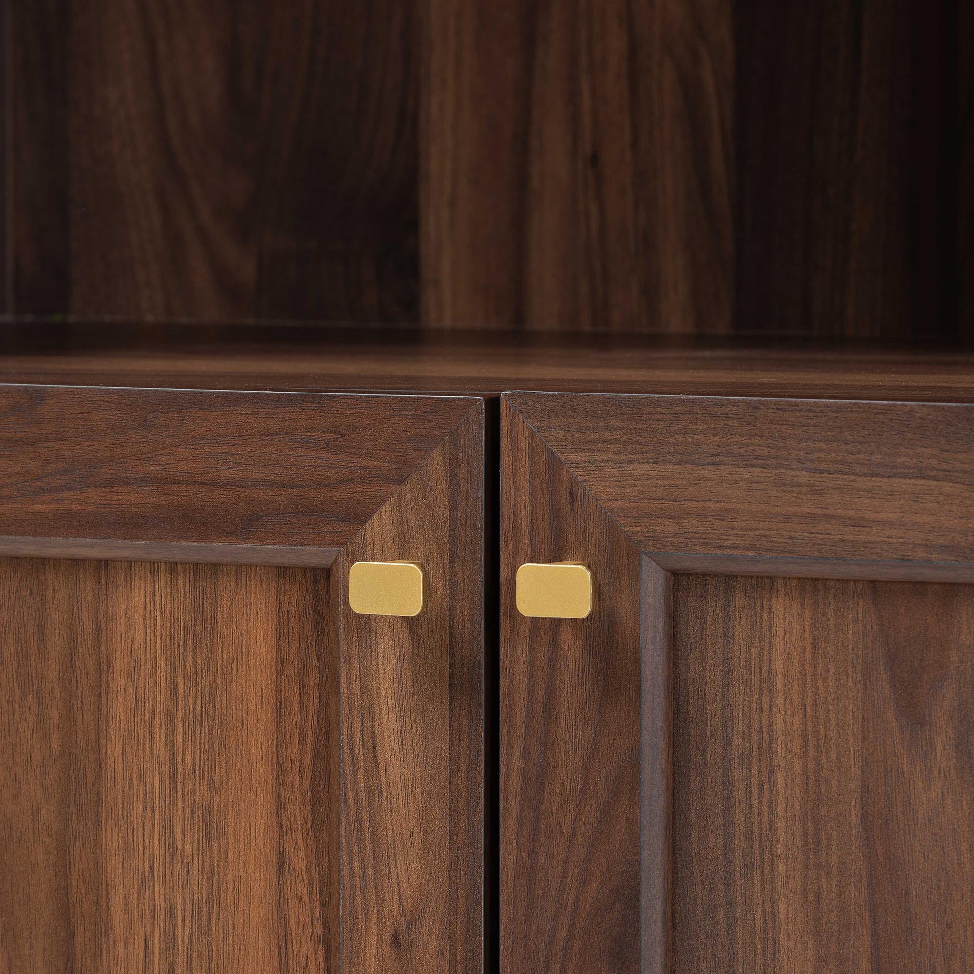 Baxton Studio Hayes Mid-Century Storage Cabinet, Walnut Brown
