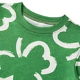 thumbnail image 4 of Baby Boy Outfits Boys Girls Short Sleeve St Patrick's Day Prints T Shirt Tops Shorts Baby Girl Clothes Green 18 Months-24 Months, 4 of 7