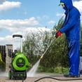 thumbnail image 7 of Electric Pressure Washer-3500PSI Max 2.5GPM Electric Power Washer Power Washers Electric Powered,4 Quick Connect nozzles, 25FT Hose, soap Tank car Wash Machine/Car/Driveway/Patio/Pool Clean Green, 7 of 7