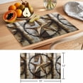 thumbnail image 6 of Vintage Western Country Patriotic Placemats Set of 12, Independence Day Non-Slip Place Mats Washable Table Mats for Kitchen Dining Table Decorations Indoor/Outdoor, 6 of 9