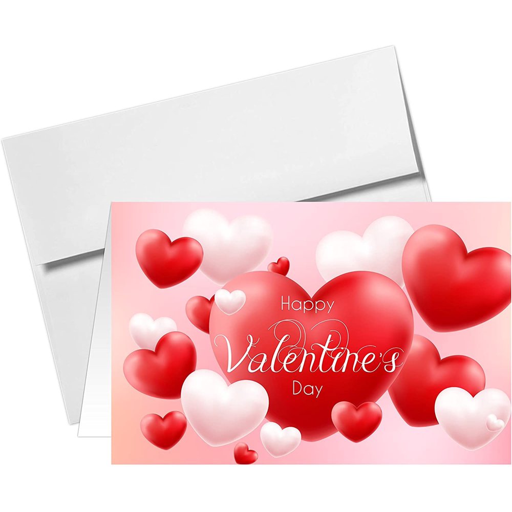 Jumbo "Valentine's Day" Greeting Cards Card Size 5.5" x 8.5" When