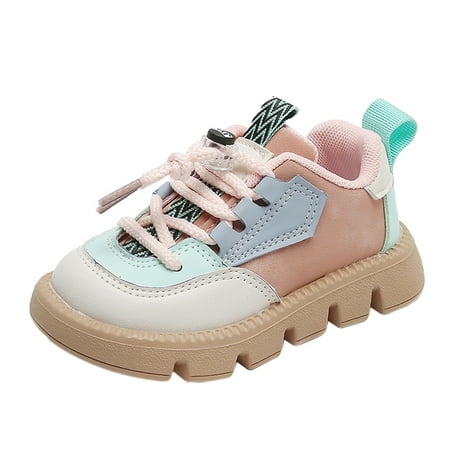 eileial Kids Shoes Boys Sneakers Running/Walking Sports Sneakers Pink 2.5-3 Years