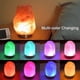 thumbnail image 3 of USB Himalayan Salt Lamp with 7 Colors Changing, Natural Crystal Salt Light Glow Hand Crafted Night Light for Lighting, Decoration and Gift, 3 of 5