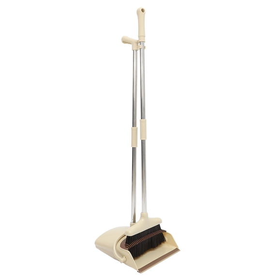 Zoyueyie 1 Set Broom and Dustpan Kit Household Floor Cleaning Tool Home Cleaning Device