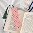 thumbnail image 4 of Kdxio Strawberries Print Metal Tassel Bookmarks,Perfect Gift for Art Lovers and Bookworms Metal Bookmarks for Women, 4 of 8
