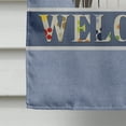 thumbnail image 4 of Caroline's Treasures BB1428CHF Sheltie Welcome Flag Canvas House Size , Large, multicolor, 4 of 4