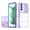 Purple, variant on Dteck Case for Samsung Galaxy S22 Shockproof Slim Dropproof Slide Protection Clear Acrylic Hard Back Soft TPU Bumper Hybrid Phone Cover,Purple