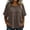 03# Brown, variant on Women's Cotton Tops Loose Fit Tunic Top with Pockets Dolman Sleeve Blouse Casual Summer Flowy Shirt Solid Color Comfortable Daily Wear S-3XL