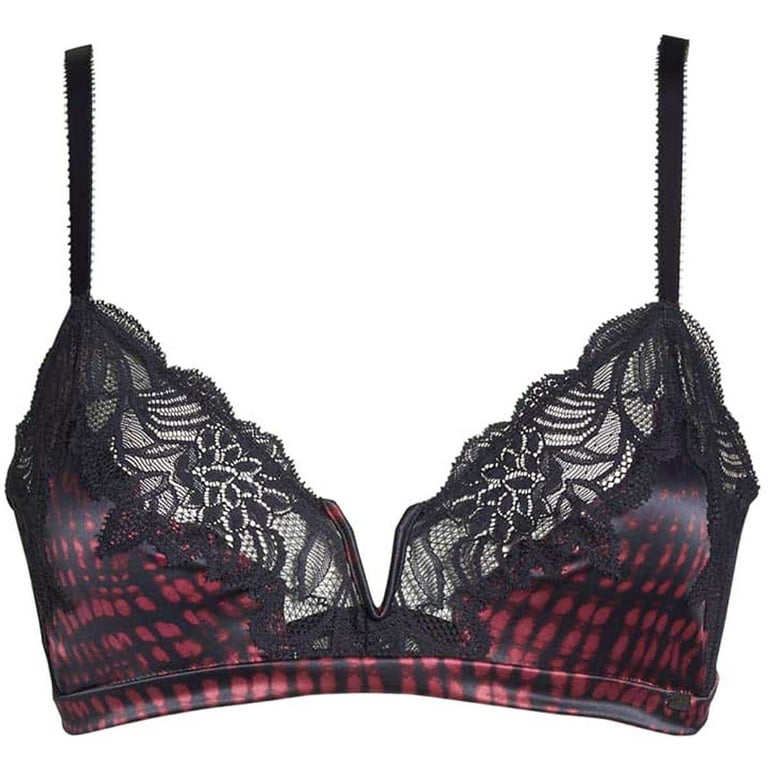 Calvin Klein Jeans UNLINED TRIANGLE Black - Fast delivery  Spartoo Europe  ! - Underwear Triangle bras and Bralettes Women 33,60 €