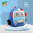 thumbnail image 2 of plush cartoon car toy backpack kindergarten school bag children's backpack boys and girls backpack heqiyong LED, 2 of 2