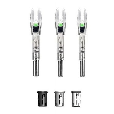 Nockturnal Shift Universal - Green Lighted Nock - 3-Pack