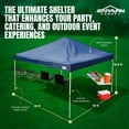 thumbnail image 3 of Caravan Canopy Sports 21008100060 10' x 10' Navy Blue M-Series Pro Straight Canopy, 3 of 11